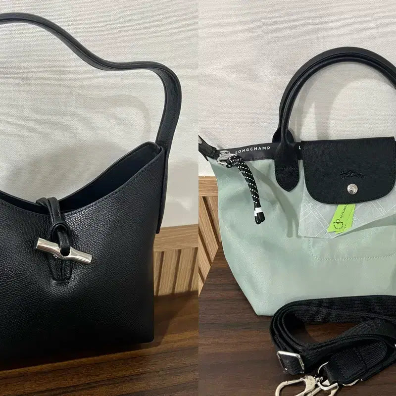 [BUNJANG] Longchamp Hobo &amp; Crossbody Bag Bundle / 롱샴일괄
