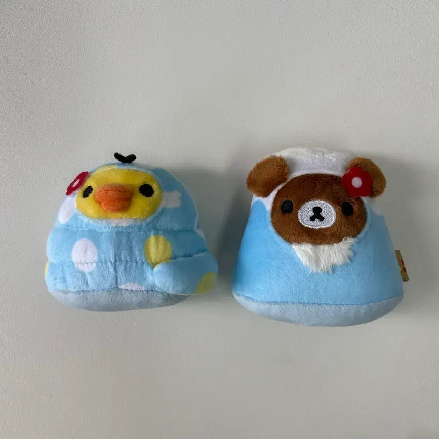 [BUNJANG] Rilakkuma Kiiroitori Chairoikoguma Mini Plush / 리락쿠마 키이로이토리 챠이로이코구마 미니 누이구루미 새상품