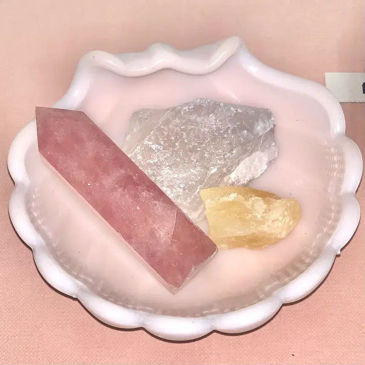 [BUNJANG] Wishstone Strawberry Quartz Cluster Healing Stone Fairy Crystal / 위시스톤 크리스탈 원석 클러스터 수정 딸기 힐링 스톤 페어리 수정
