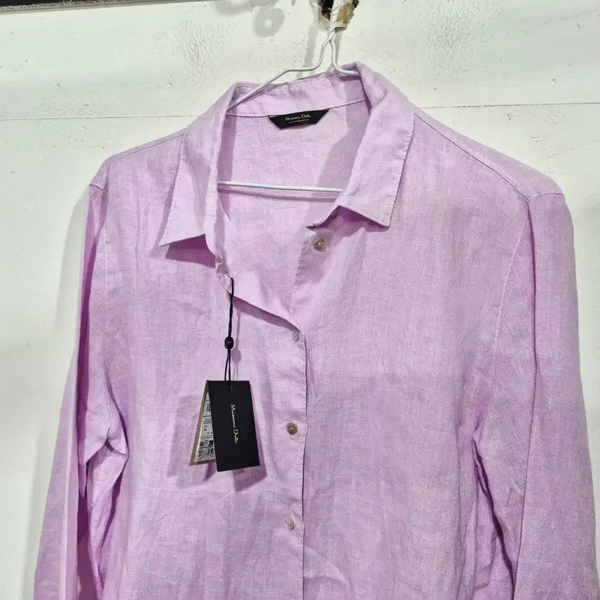 [BUNJANG] Massimo Dutti Linen Shirt Light Pink / 마시모두띠 린넨 셔츠 라이트 핑크