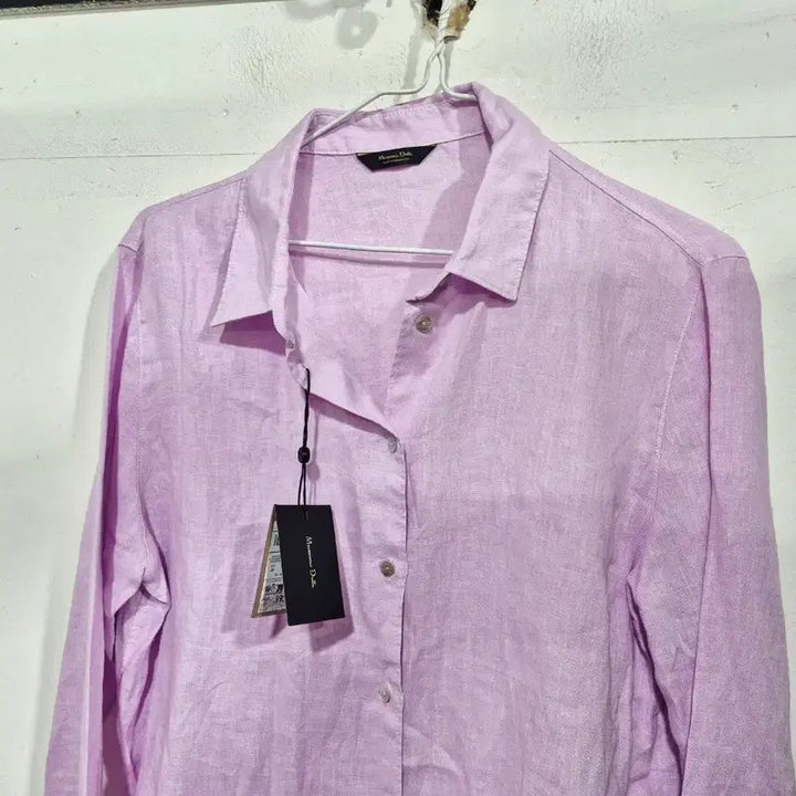 [BUNJANG] Massimo Dutti Linen Shirt Light Pink / 마시모두띠 린넨 셔츠 라이트 핑크