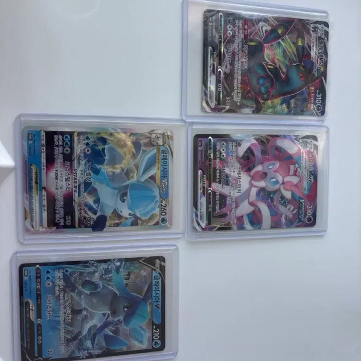 [BUNJANG] Pokemon Umbreon VMAX, Glaceon VSTAR, Sylveon VMAX, Glaceon V Cards / 포켓몬 블래키VMAX, 글레이시아 VSTAR, 님피아 VMAX, 글레이시