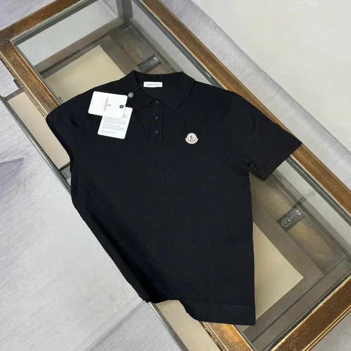 [BUNJANG] Moncler Logo Polo Short Sleeve T-Shirt / 몽클레어 로고 폴로 반팔 티셔츠 카라티셔츠 여름