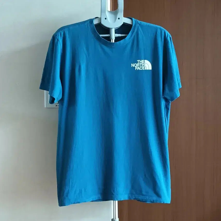 [BUNJANG] The North Face Logo T-Shirt Blue L / 노스페이스 반팔 티셔츠 블루 L