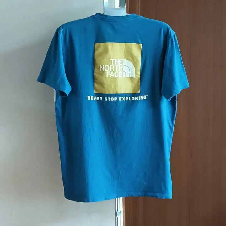 [BUNJANG] The North Face Logo T-Shirt Blue L / 노스페이스 반팔 티셔츠 블루 L