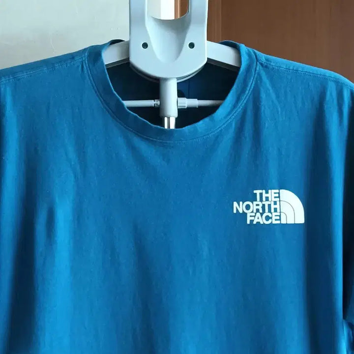 [BUNJANG] The North Face Logo T-Shirt Blue L / 노스페이스 반팔 티셔츠 블루 L