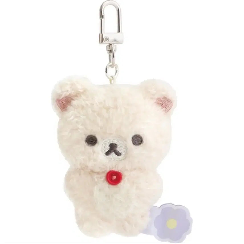 [BUNJANG] Rilakkuma Korilakkuma Plush Keychain + Doll Pouch Gacha Set / 리락쿠마 코리락쿠마 뽀글 인형 키링+인형 파우치 가챠 세트