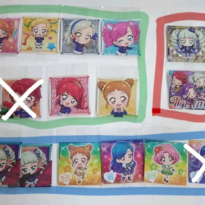 [BUNJANG] Aikatsu! Wafer Seal / 아이카츠 웨하스 씰 교환, 판매
