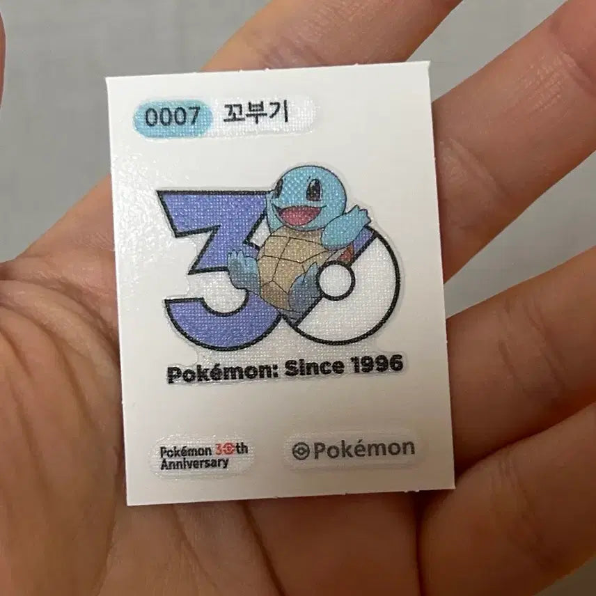 [BUNJANG] Pokemon Bread 30th Anniversary Stickers Cobu-gi 
