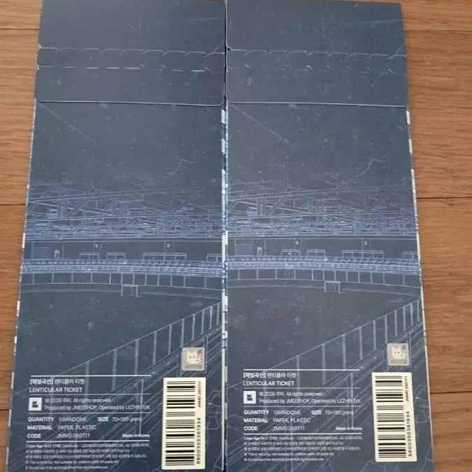 [BUNJANG] Sea Ice Curve Lenticular Ticket Bundle Set (Sealed) / 해빙곡선 렌티큘러 티켓 미개봉 일괄