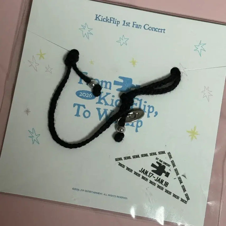 [BUNJANG] Kickflip Seoul Concert Bracelet (Sealed) / 킥플립 서울콘 팔찌