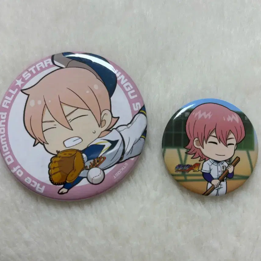 [BUNJANG] Diamond Ace Kominato Ryosuke Daiya Can Badge Set / 급처) 다이아몬드 에이스 코미나토 료스케 다이에이 캔뱃지