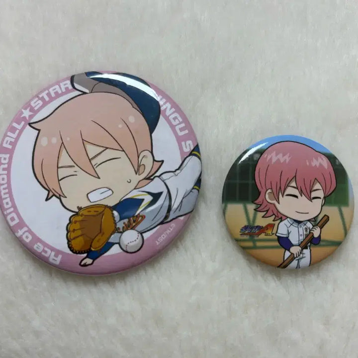 [BUNJANG] Diamond Ace Kominato Ryosuke Daiya Can Badge Set / 급처) 다이아몬드 에이스 코미나토 료스케 다이에이 캔뱃지