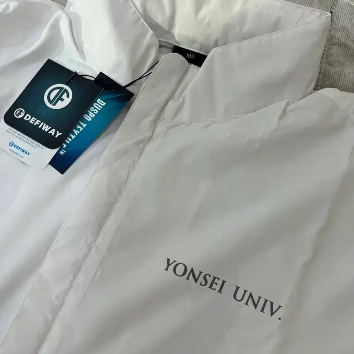 [BUNJANG] Yonsei University White Windbreaker / (새상품) 연세대 바람막이 화이트