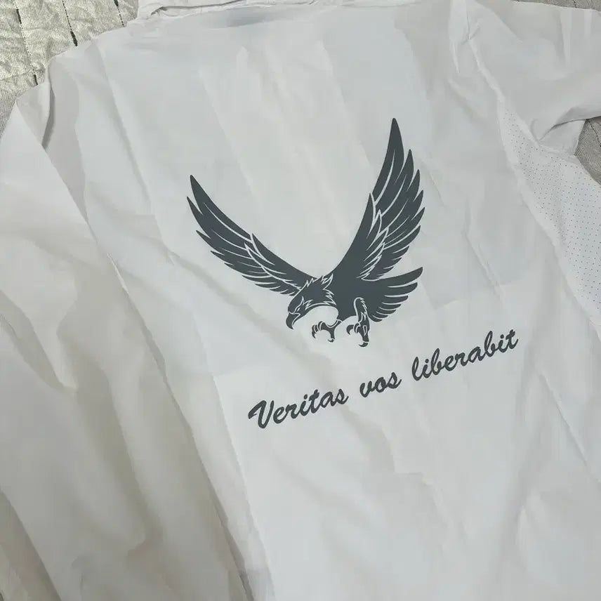 [BUNJANG] Yonsei University White Windbreaker / (새상품) 연세대 바람막이 화이트