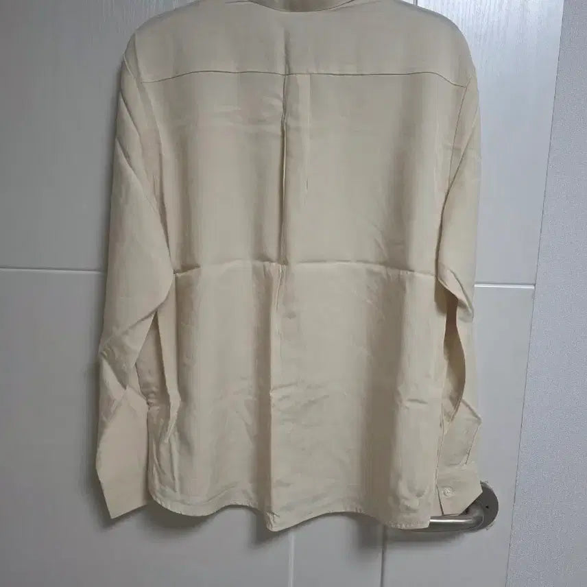 [BUNJANG] Long Sleeve Blouse Shirt Cream / (새상품) 긴팔 블라우스셔츠 크림색