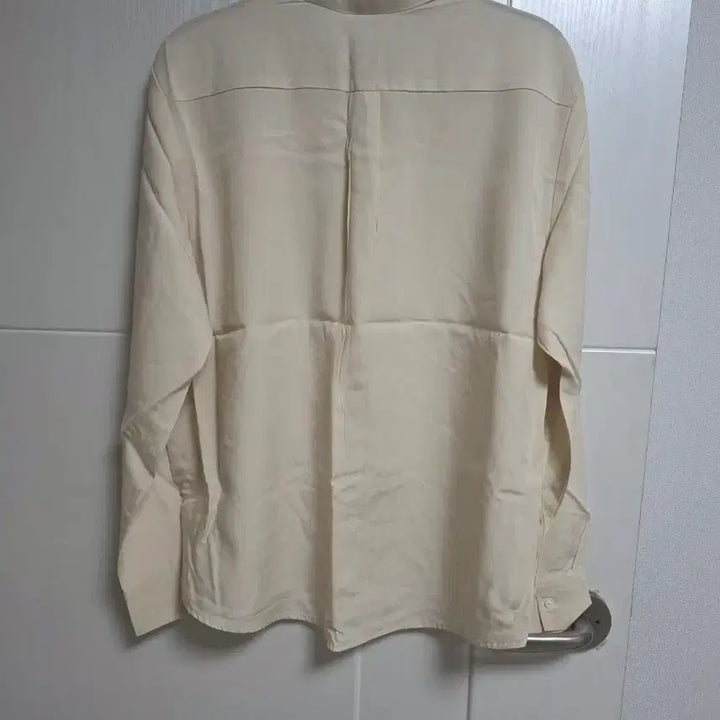 [BUNJANG] Long Sleeve Blouse Shirt Cream / (새상품) 긴팔 블라우스셔츠 크림색