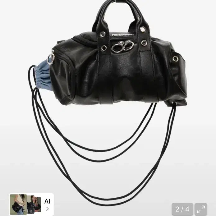 [BUNJANG] Find Kapoor Gig 3-Way Bag Leather Black / [새상품]필인더블랭크 Gig 3-way Bag 레더블랙 긱 쓰리웨이 백