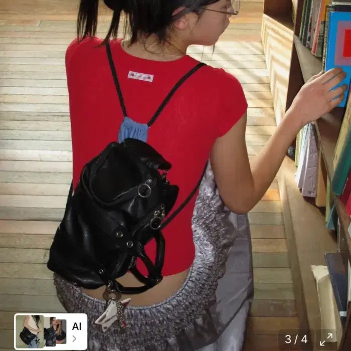 [BUNJANG] Find Kapoor Gig 3-Way Bag Leather Black / [새상품]필인더블랭크 Gig 3-way Bag 레더블랙 긱 쓰리웨이 백