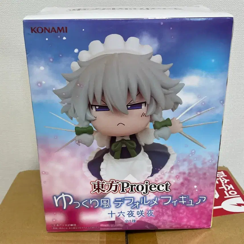 [BUNJANG] Konami Touhou Project Yukkuri-style Deformed Izayoi Sakuya Figure / 코나미 동방 프로젝트 윳쿠리풍 데포르메 이자요이 사쿠야 피규어