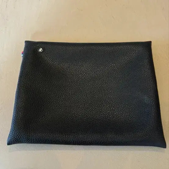 [SOLD OUT] BMW 블랙 레더 클러치 백