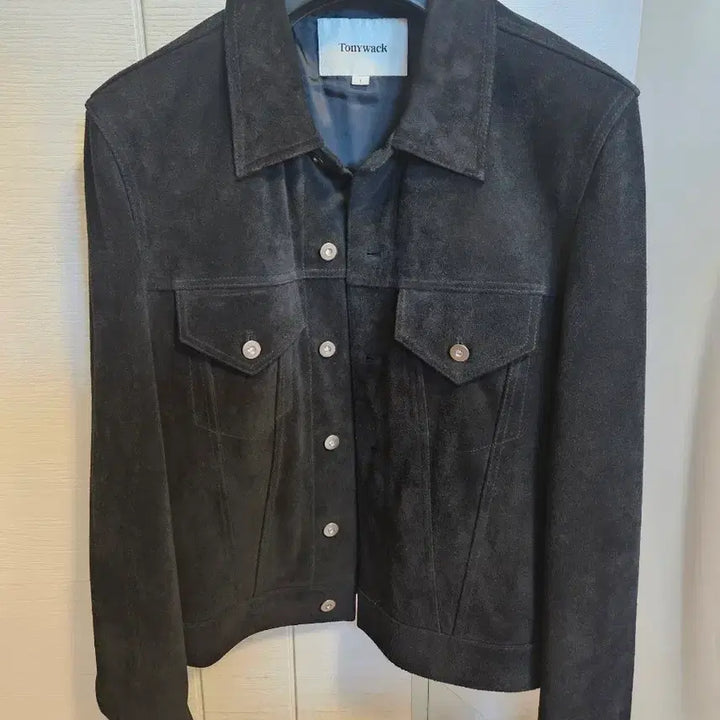 [BUNJANG] Tonywack 24FW Suede Crop Trucker Jacket Black L / 토니웩 24FW 스웨이드 크롭 트러커 자켓 블랙 L사이즈