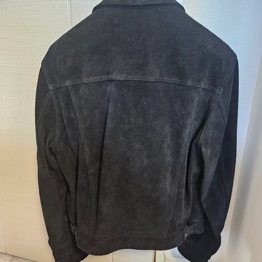 [BUNJANG] Tonywack 24FW Suede Crop Trucker Jacket Black L / 토니웩 24FW 스웨이드 크롭 트러커 자켓 블랙 L사이즈