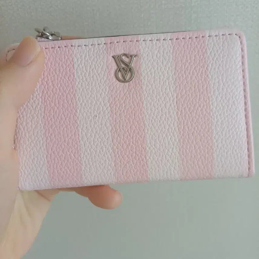 [SOLD OUT] 빅토리아시크릿 핑크 지퍼 카드지갑