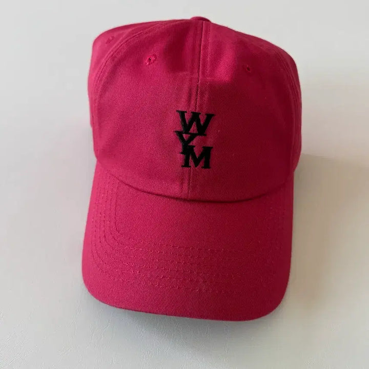[BUNJANG] Wooyoungmi Magenta Cotton Baseball Cap / 우영미 볼캡