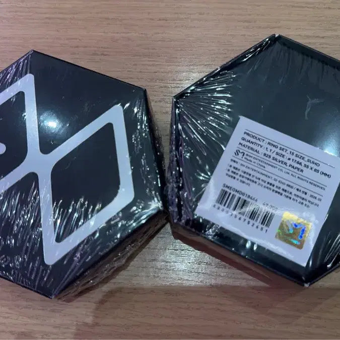 [BUNJANG] EXO SUHO Ring Set Silver Size 15 Sealed / [미개봉] 엑소 수호 반지 세트 (RING SET_15 SIZE_SUHO