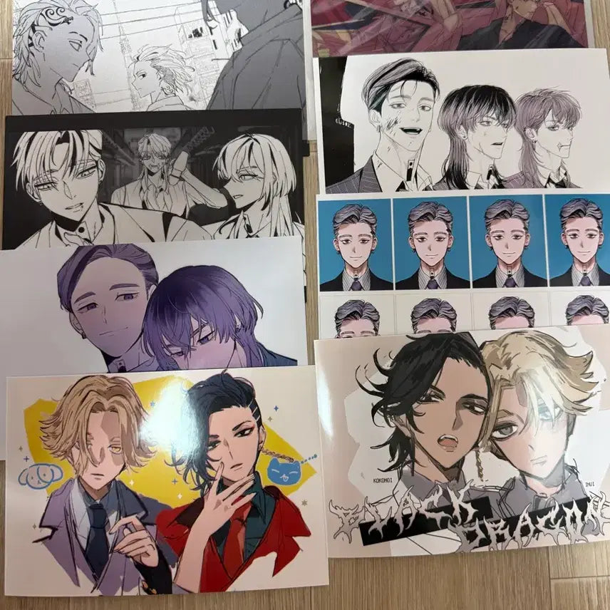 [BUNJANG] Tokyo Revengers Photo Booth Print Postcard Bundle Set / 도쿄리벤저스 도리벤 프박 엽서 일괄 양도