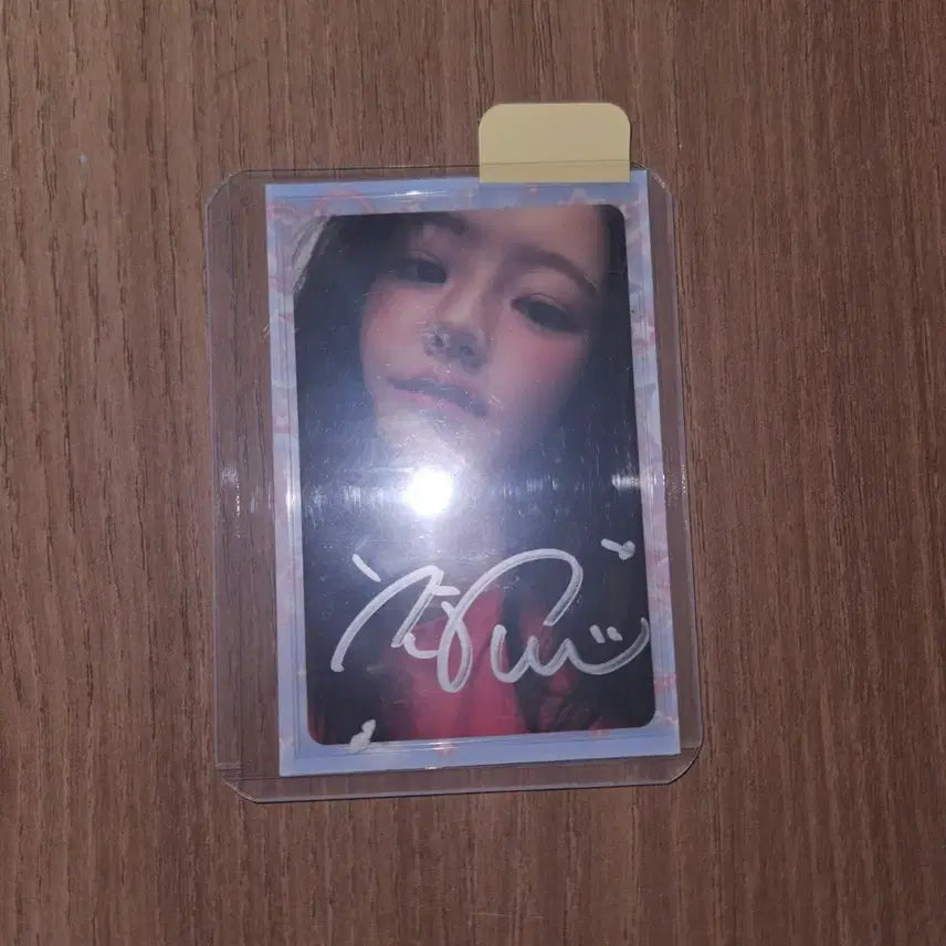 [BUNJANG] QWER Cho-dan Signed Photocard / QWER쵸단 싸인포카 판매