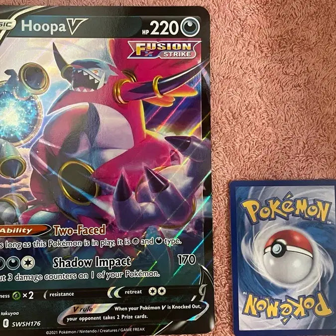 [BUNJANG] Pokemon Card Jumbo Card English Edition - Hoopa V / <점보카드> 영문판  후파V 포켓몬카드