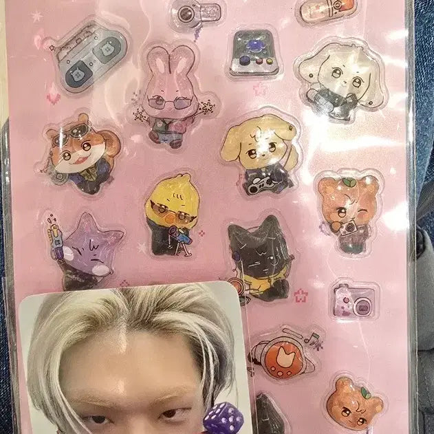 [BUNJANG] Ateez Aniteez 3D Minki Sticker / 에이티즈 애니티즈 입체 스티커 3d 민기