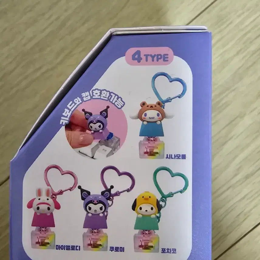[BUNJANG] Sanrio Character Keycap Keychain / 산리오 캐릭터 키캡 키링