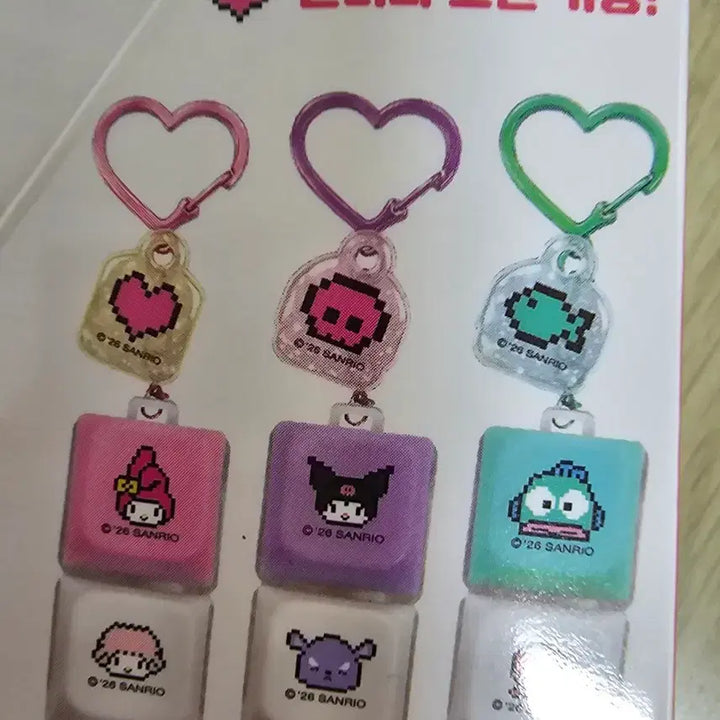 [BUNJANG] Sanrio Character Keycap Keychain / 산리오 캐릭터 키캡 키링