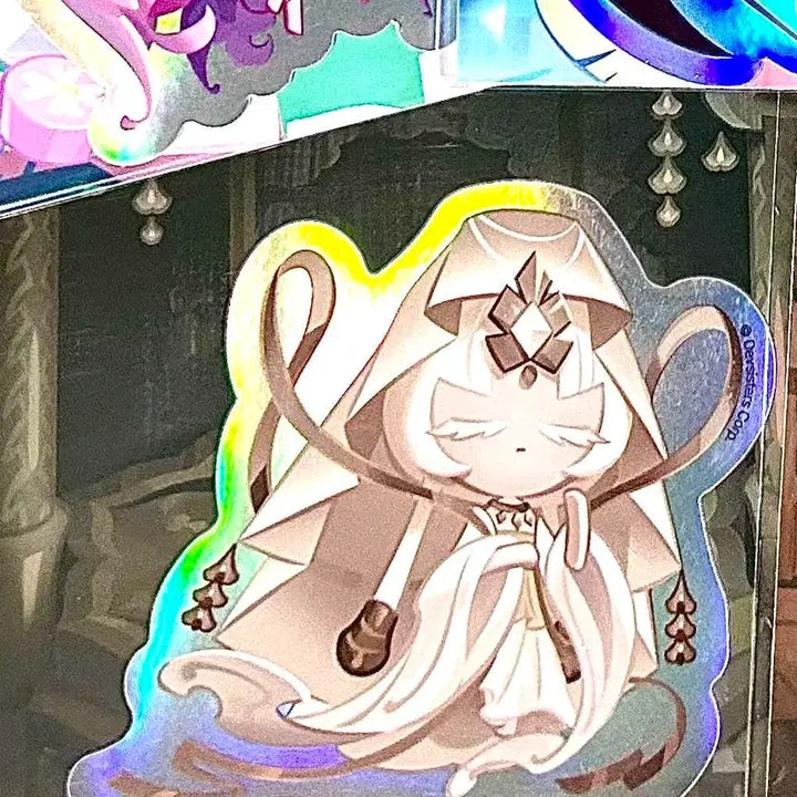 [BUNJANG] Cookie Run Kingdom Mystic Flower Hologram Sticker / [ 단종 ] 쿠키런 킹덤 미스틱플라워 홀로그램 스티커 미플