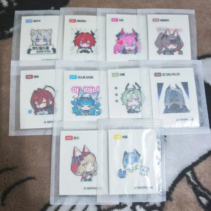[BUNJANG] Arknights Endfield GS25 Collaboration Sticker Bundle Set / [명일방주 엔드필드] GS25 콜라보 띠부씰 <10종> 일괄 양도