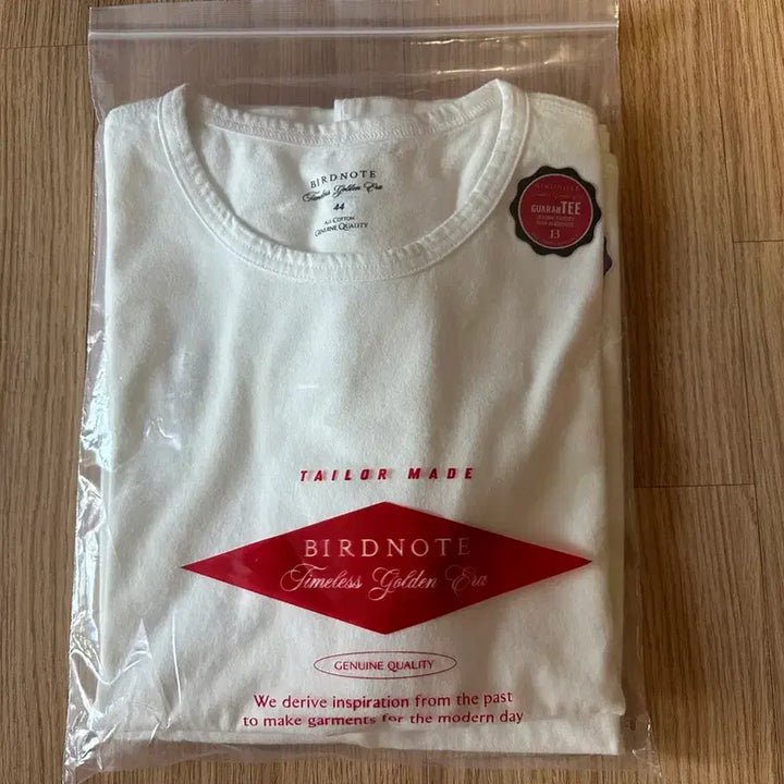 [BUNJANG] 26SS Bird Note 2-Pack T-Shirt White / [44] 26SS 버드노트 2pack T 화이트