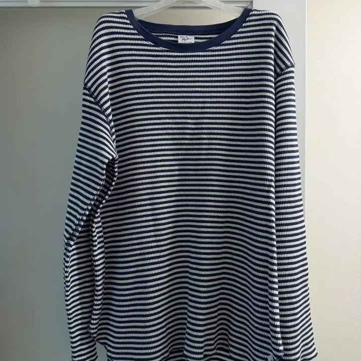 [BUNJANG] Bedwin &amp; The Heartbreakers Robert P. Miller Waffle Long Sleeve T-Shirt / 에크루 로버트 피 밀러(Robert P. Miller) 와플 티셔츠