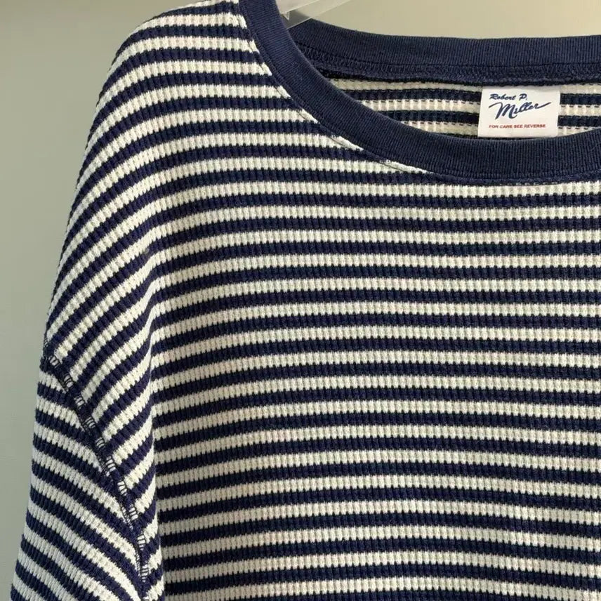 [BUNJANG] Bedwin &amp; The Heartbreakers Robert P. Miller Waffle Long Sleeve T-Shirt / 에크루 로버트 피 밀러(Robert P. Miller) 와플 티셔츠