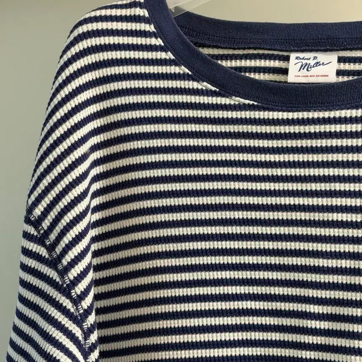 [BUNJANG] Bedwin &amp; The Heartbreakers Robert P. Miller Waffle Long Sleeve T-Shirt / 에크루 로버트 피 밀러(Robert P. Miller) 와플 티셔츠