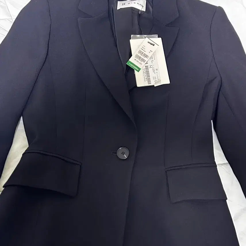 [BUNJANG] IT MICHAA Single-Button Belted Jacket Black Size 55 / 잇미샤 자켓
