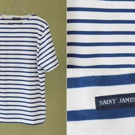[BUNJANG] Saint James Striped Short Sleeve T-Shirt / 세인트제임스 스트라이프 반팔 티셔츠