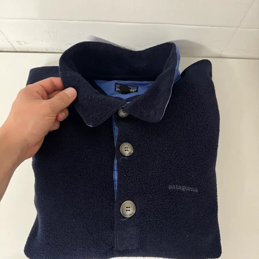 [BUNJANG] Patagonia Fleece Navy XL / 파타고니아 플리스 네이비 XL (L사이즈감)made in usa