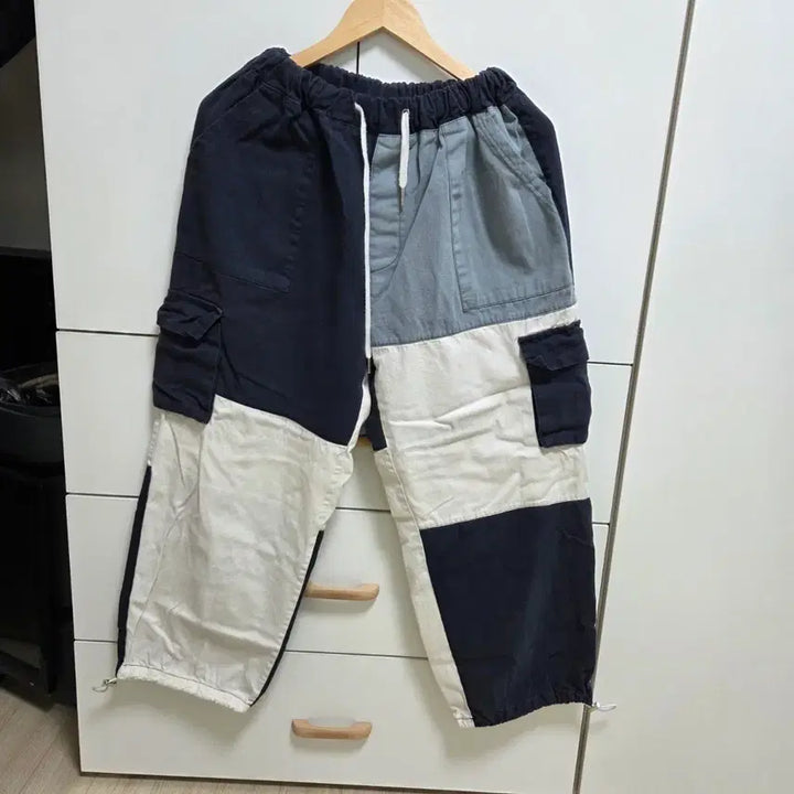 [BUNJANG] Patch Cargo Wide Pants / 패치 카고 와이드팬츠 프리사이즈