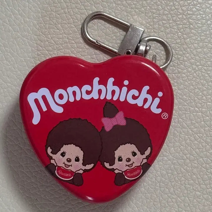 [BUNJANG] Monchhichi Dubai Heart Chocolate Tin Case Keyring / gs25 몬치치 두바이 하트 초코틴 틴케이스 키링
