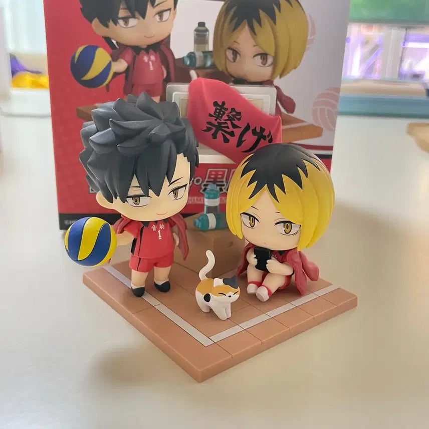 [BUNJANG] Haikyuu!! Q Posket Nekoma Kuroo &amp; Kenma Figure Set / 하이큐 큐셋 네코마 쿠로오,켄마