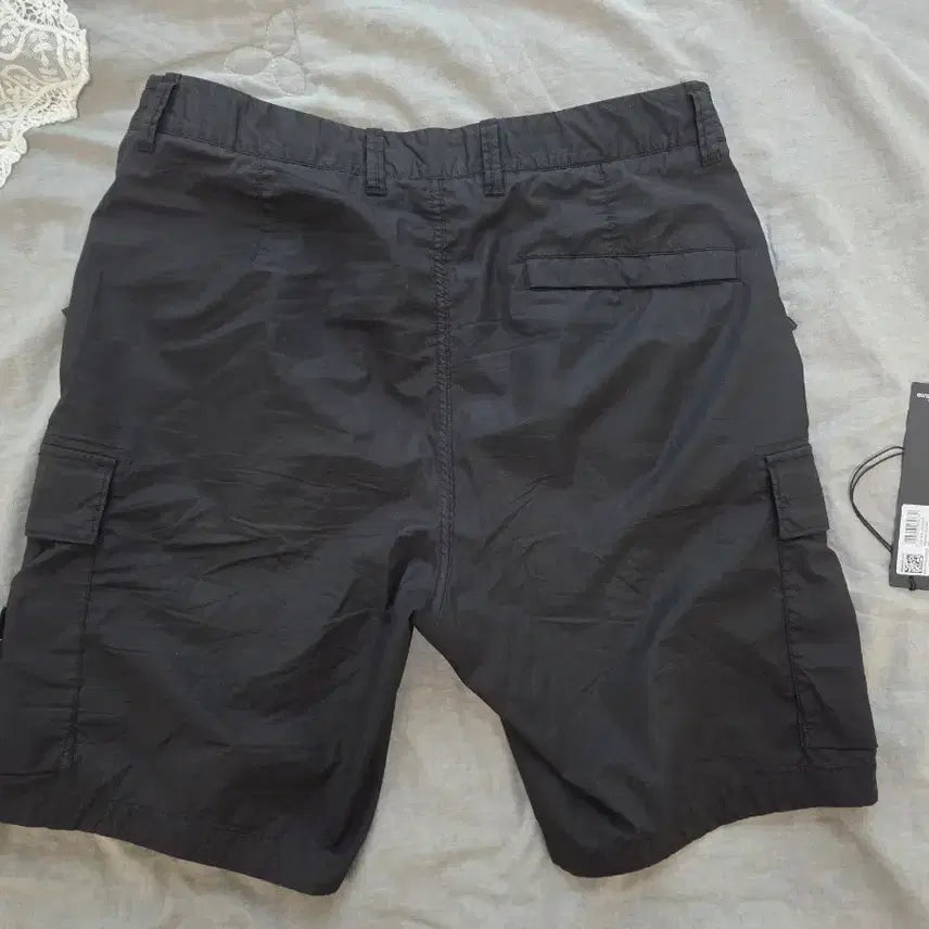 [BUNJANG] Stone Island Cargo Shorts Black / 스톤아일랜드 카고 반바지 블랙