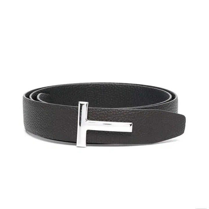 [BUNJANG] Tom Ford T Icon Belt Brown/Black / 톰포드 T 아이콘 벨트 브라운/블랙
